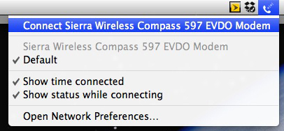 Network Menu Bar Option